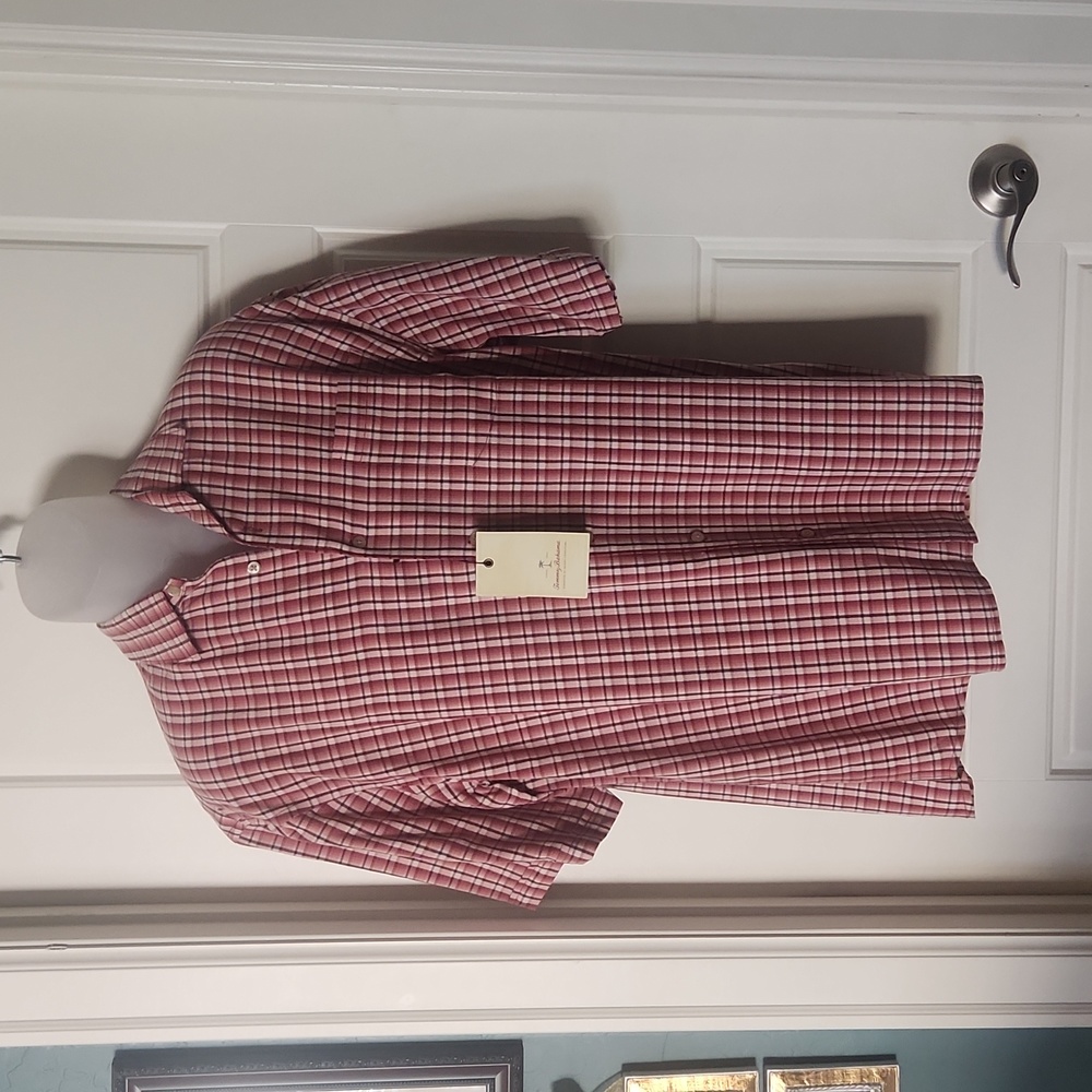Tommy Bahama Parlay Plaid Camp Shirt